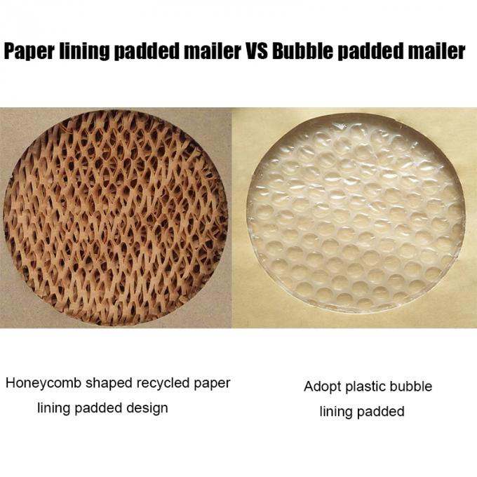 완전히 늘어서는 Biodegradable&Compostable 봉투 벌집 논문은 우편물발송자를 패드를 댔습니다