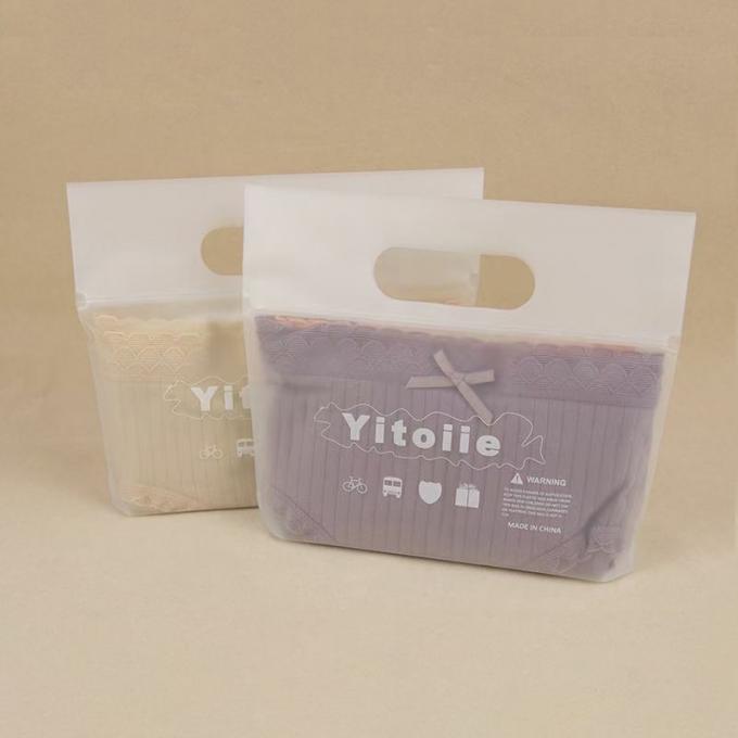 맞춤 인쇄 환경 친화적 인 휴지용 플라스틱 지플록 가방 옷용 포장 가방 4