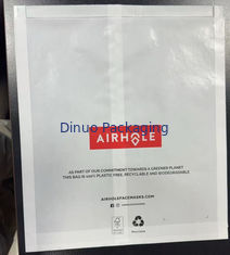 100% 생분해성 사이드 가세트 의류용 로고와 맞춤형 종이 가방