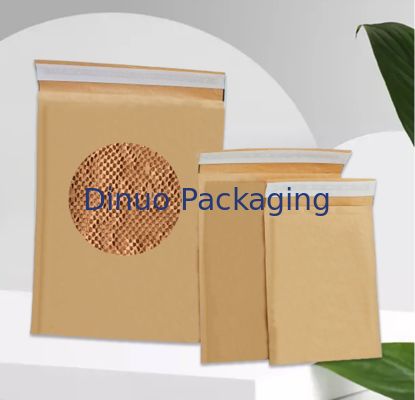 맞춤형 충격을 막는 꿀집 종이 봉투 우편용 친환경 종이 가방
