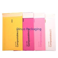 3-4mm Thickness Kraft Cushion Bubble Mailers with Low Density Polyethylene Inner Materials