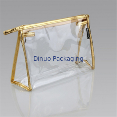 지퍼를 가진 주문 명확한 PVC 화장용 부대/세면용품 PVC 여행 부대