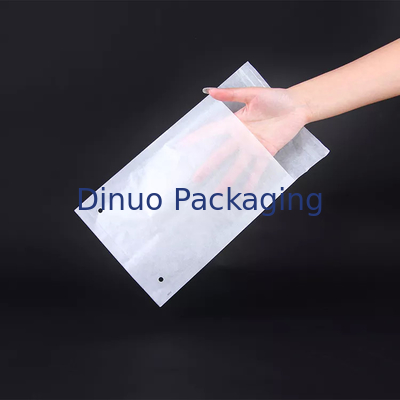 성격 백색 글라신지 종이 봉지는 35gsm 40gsm 투명한 우송자 부대를 포위합니다
