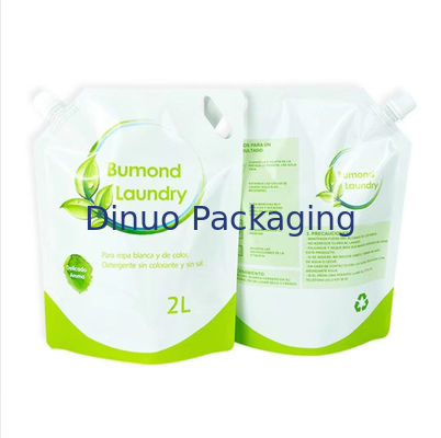 음각 인쇄는 관 팁 1L 2L 세탁 세제 액체 비누 팁 가방을 견딥니다