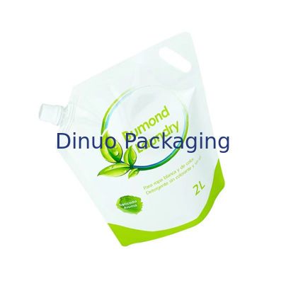 음각 인쇄는 관 팁 1L 2L 세탁 세제 액체 비누 팁 가방을 견딥니다