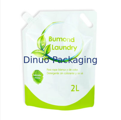 음각 인쇄는 관 팁 1L 2L 세탁 세제 액체 비누 팁 가방을 견딥니다