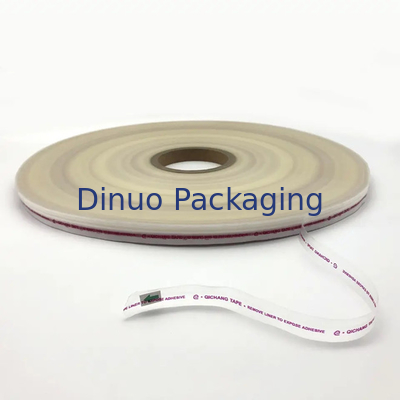 글래신 두배는 HDPE 영화 개봉 라이너 페이퍼 제거할 수 있는 백 밀봉 테이프를 측면을 댔습니다
