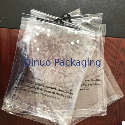 고리와 접착 테이프 OEM / ODM과 주문 제작된 사이즈 PVC 명백한 패키징 테플론제 백
