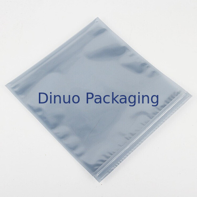 500PCS 반대 정전기방지를 위한 ESD 차폐 가방 지프 잠금 장치 / 오픈 탑 은