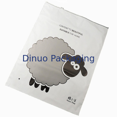재활용 가능한 CPE 포장 봉지 CPE/PVC/PE Ziplock 의류 봉지 17 X 20cm