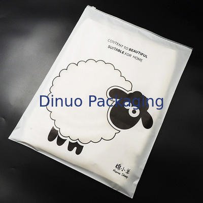 재활용 가능한 CPE 포장 봉지 CPE/PVC/PE Ziplock 의류 봉지 17 X 20cm