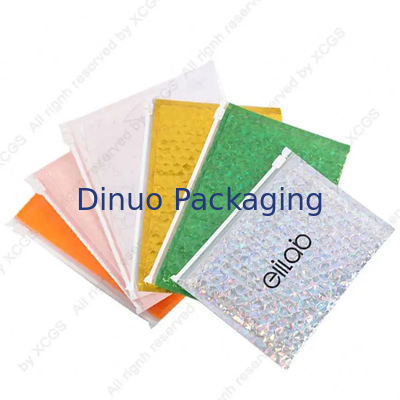 다시 닫을 수 있는 PVC 플라스틱 Zip Lock Bubble Bags Clear Bubble Zipper Mailer Bag