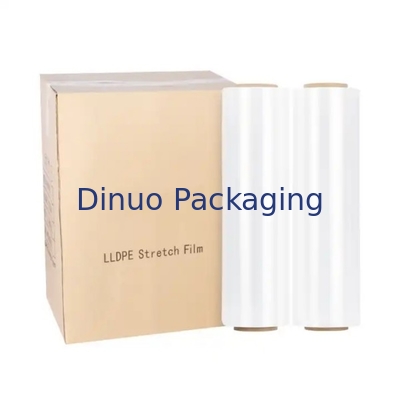 고성능 0.017mm LLDPE 스트레칭 및 축소 필름 포장