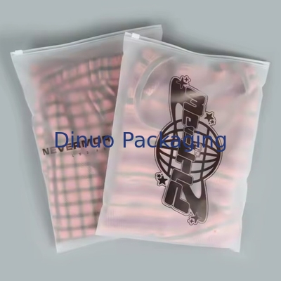 사용자 지정 Cpe Frosted Zipper 포장 가방 플라스틱 맑은 지프 가방 옷용 재 닫을 수있는 플라스틱 가방
