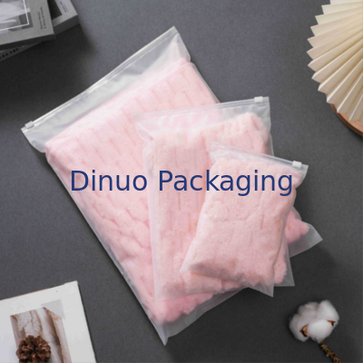 맞춤형 자체 밀봉 CPE 지퍼백 (로고 인쇄 포함) 반투명 플라스틱 지퍼백