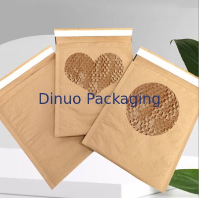 맞춤형 충격을 막는 꿀집 종이 봉투 우편용 친환경 종이 가방