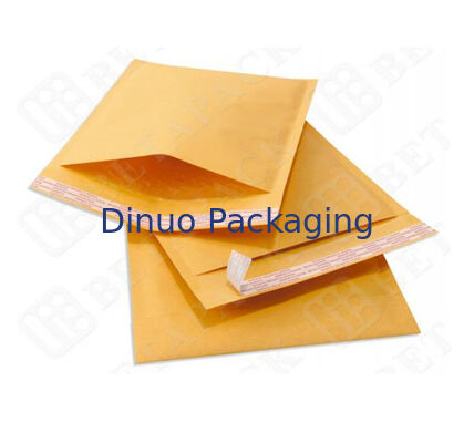 60gm ~ 180gm Kraft Cushion Bubble Mailers 3 ~ 4mm 두께의 무거운 직무 패드 봉투를 탑재하여 운송에 이상적입니다.