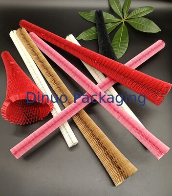 프리미엄 꿀집 종이 장갑 친환경 재활용 할 수 있는 충격 흡수 찢기 저항성