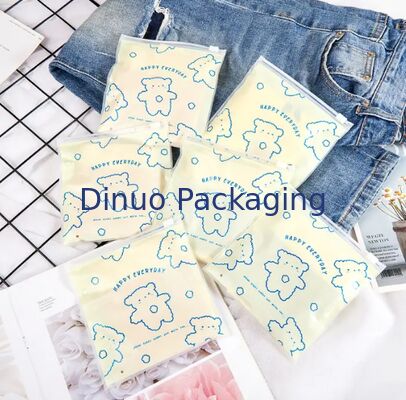 재밀봉 가능한 방수 CPE 지퍼백 플라스틱 보관 파우치, 화장품 전자 액세서리 포장용