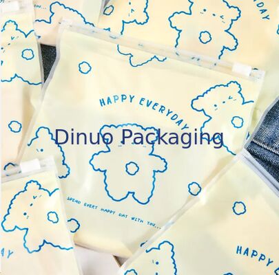 재밀봉 가능한 방수 CPE 지퍼백 플라스틱 보관 파우치, 화장품 전자 액세서리 포장용