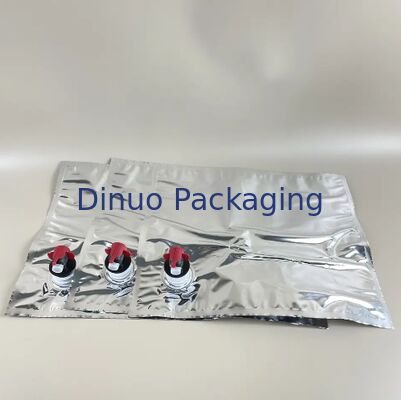 상자에 있는 프리미엄 가방 액체 가방 식품 등급 누출 방지 액체 저장용 알루미늄 맑은