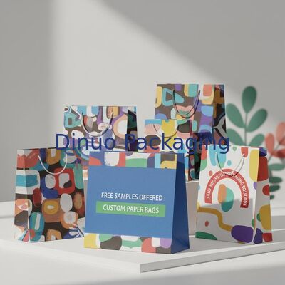 무료 샘플 제공 주문형 종이 봉지 1 9 색상 인쇄 매일 필요에 완벽한 포장 솔루션