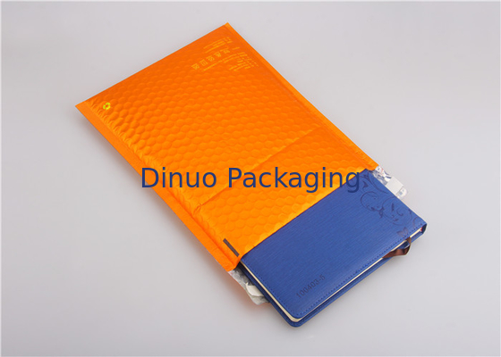 친절한 주황색 금속 덧대진 봉투 주문 거품 우송자 35x330mm #H Eco