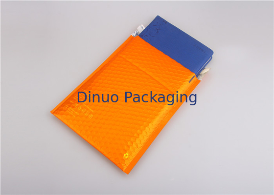 친절한 주황색 금속 덧대진 봉투 주문 거품 우송자 35x330mm #H Eco