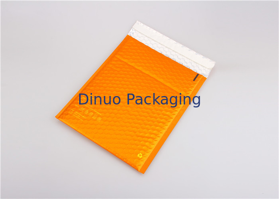 친절한 주황색 금속 덧대진 봉투 주문 거품 우송자 35x330mm #H Eco