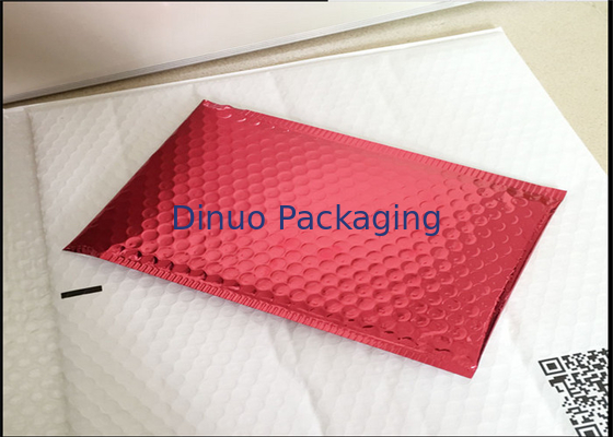 장난감 115x210mm #B VMPET 물자를 위한 생물 분해성 빨간 반대로 정체되는 거품 부대