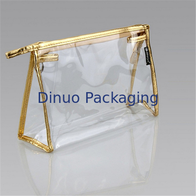지퍼를 가진 주문 명확한 PVC 화장용 부대/세면용품 PVC 여행 부대