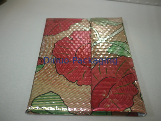 다채로운 인쇄한 금속 거품은 부대 크기 1/7.25"를 X12” 휴일 거품 우송자 일렬로 세웠습니다