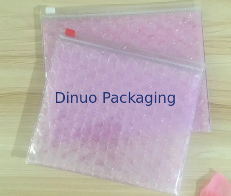 0.06-0.1mm 간격 PVC 거품 부대/재사용할 수 있는 우송자 플라스틱 지퍼 부대