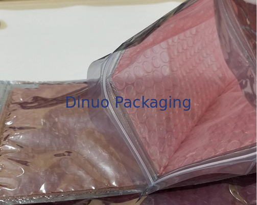 0.06-0.1mm 간격 PVC 거품 부대/재사용할 수 있는 우송자 플라스틱 지퍼 부대