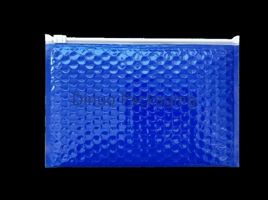 400x300mm 주황색 Resealable 지퍼 거품 부대 충격 저항 ISO9001